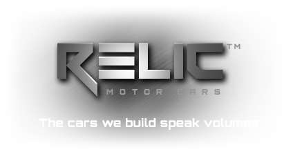 relic motorcars slogan TM