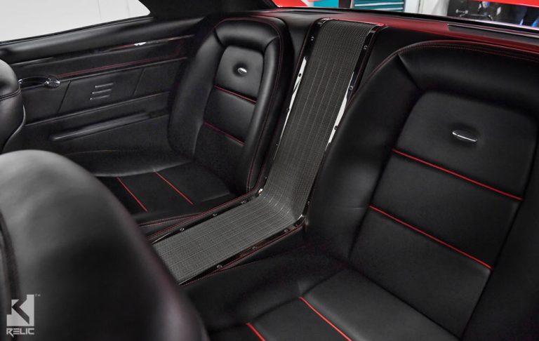 RELIC Restored Interiors & Custom Interiors - chevelle back seat waterfall