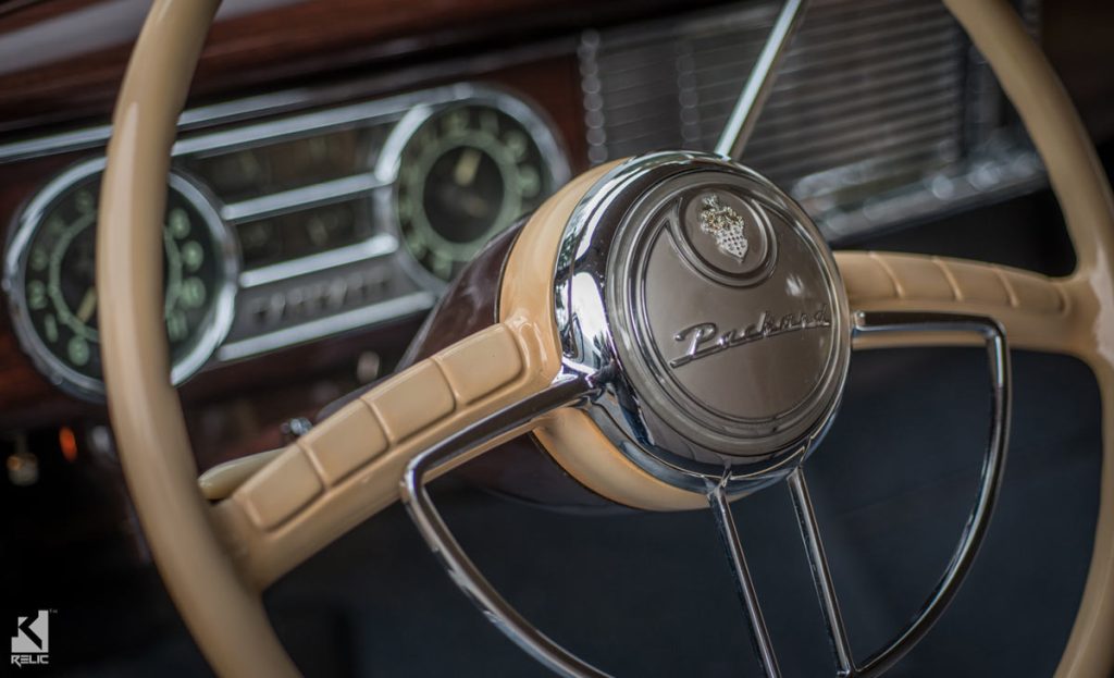RELIC 49 Packard Deluxe Eight Club Sedan restored fgdhj